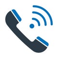 Calling, customer service Vector Icon which can easily modify Royalty Free Stock Photo