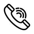 Calling icon or logo isolated sign symbol vector illustration Royalty Free Stock Photo