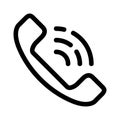 Calling icon or logo isolated sign symbol vector illustration Royalty Free Stock Photo