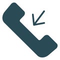 Calling  Isolated Vector Icon fully editable Royalty Free Stock Photo
