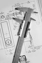 Callipers Royalty Free Stock Photo