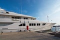 Callisto yacht in Puerto Portals marina Royalty Free Stock Photo