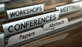 Calls for Papers and Abstracts for Conferences, Workshops or Meetings Royalty Free Stock Photo