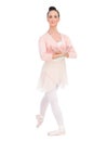 Calm attractive ballerina posing Royalty Free Stock Photo