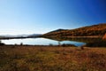 Calm autumn lake