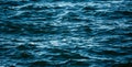 Calm blue sea surface. Royalty Free Stock Photo