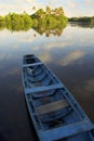 Calm Brazilian River Boat Rural Brazil Royalty Free Stock Photo