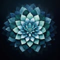 Calm in Chaos, a mandala with intertwining patterns that convey a sense of calmness amidst complexity