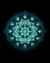 Calm in Chaos, a mandala with intertwining patterns that convey a sense of calmness amidst complexity