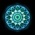 Calm in Chaos, a mandala with intertwining patterns that convey a sense of calmness amidst complexity