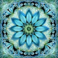 Calm in Chaos, a mandala with intertwining patterns that convey a sense of calmness amidst complexity