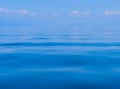 Calm clear blue water and waves background. Ohrid lake, Macedonia Royalty Free Stock Photo