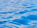 Calm clear blue water and waves background. Ohrid lake, Macedonia Royalty Free Stock Photo