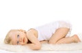 Calm cute dreaming child Royalty Free Stock Photo