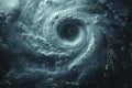 The calm eye of a storm Royalty Free Stock Photo