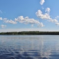 Calm lake in Norrbotten