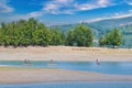 Calm lake, Lake Plastira.Adventures with 4x4 on passable dirt roads, cycling and hiking