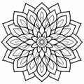 Calm And Meditative Flower Coloring For Adults