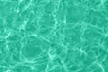 calm mint colored clear water surface