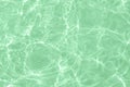 calm mint colored clear water surface