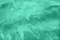 calm mint colored river water surface
