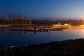 Calm Morning at the Boat Dock Royalty Free Stock Photo