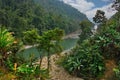A calm mountain river of the Himalayas