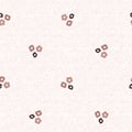 Calm newborn minimal floral seamless pattern. Gender neutral baby nursery decor background. Scandi style sketch