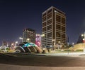 Panoramic view of Lusail City streets - Doha - Qatar