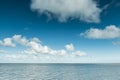 Calm ocean on the North Sea Coast, Germany Royalty Free Stock Photo