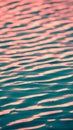 Calm ocean water at sunset. Royalty Free Stock Photo