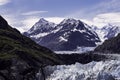 A Calm Pacific Inlet of Glacier Bay in Alaska near Skagway Royalty Free Stock Photo