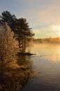 Calm and peaceful autumn morning.