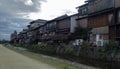 Calm and peaceful Japanese nighbourhood