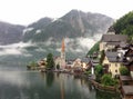 Calm and peaceful landscape of Hallstatt Royalty Free Stock Photo