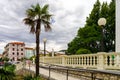 Calm quae along the Adriatic sea in Croatia