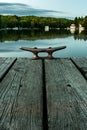 A calm reflective Elkhart Lake