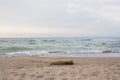 Calm relaxing landscape Sky and Baltic Sea Curonian Spit National Park Royalty Free Stock Photo