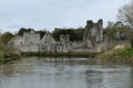 Calm River Maigue and Desmond Castle Ruins