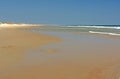 Calm, Sandy Beach on a Barrier Island