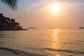 Calm sea beach in the tropics. Travel. Royalty Free Stock Photo