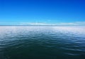 Calm sea and blue clear sky Royalty Free Stock Photo