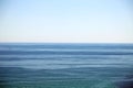 Calm sea and blue clear sky Royalty Free Stock Photo