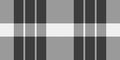 Calm seamless check fabric, micro texture tartan textile. Dining plaid pattern background vector in grey and white colors Royalty Free Stock Photo