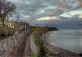 Duluth, Minnesota during a Summer Night at Sunset Royalty Free Stock Photo