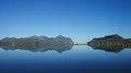 Calm summers day on the Lofoten islands Royalty Free Stock Photo