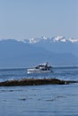 Summer Boating off Vancover Island Royalty Free Stock Photo