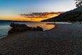 Calm sunset on the beach