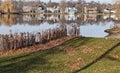 A spring-like reprieve from winter snow, along the river