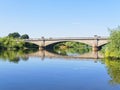 Tranquil morning on the River Trent at Gunthorpe, Nottinghamshire